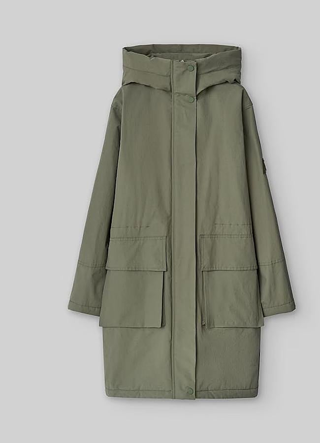 Imagen - Parka midi en verde de Adolfo Domínguez.