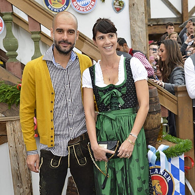 Pep Guardiola y Cristina Serra en su época en Múnich. 