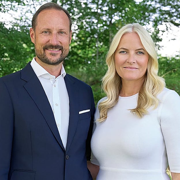 Los príncipes Haakon y Mette-Marit. 
