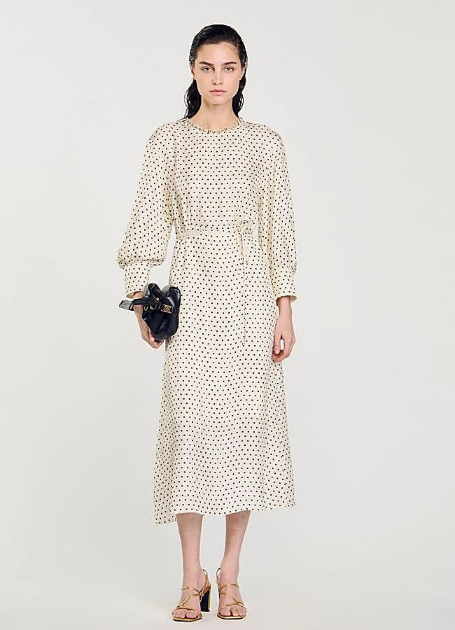 Imagen - Vestido con estampado de lunares de Sandro.