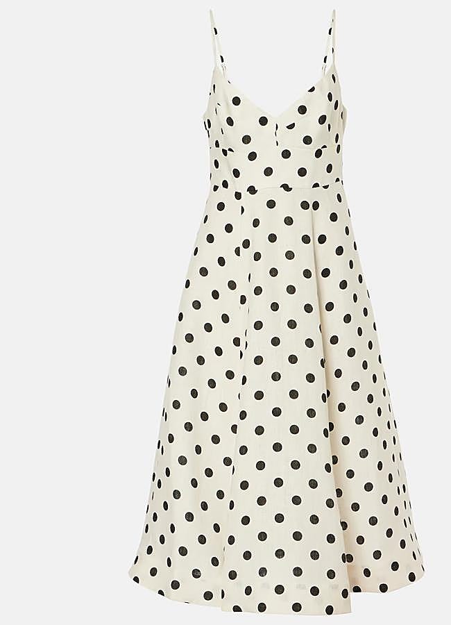 Imagen - Vestido midi con estampado de lunares de Zimmerman.