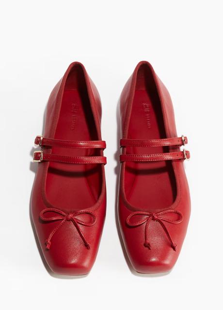 Imagen - Bailarinas rojas de H&M (69,99 euros)