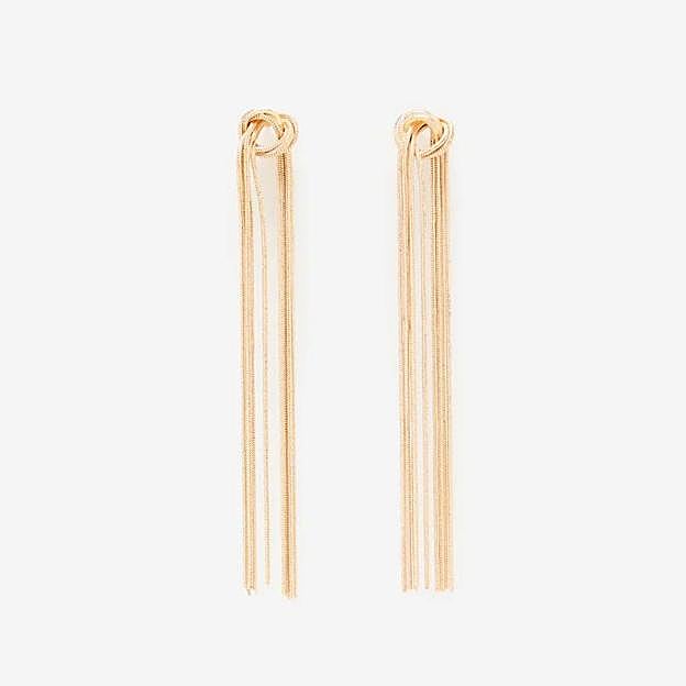 Pendiente flecos nudo (5,99€)