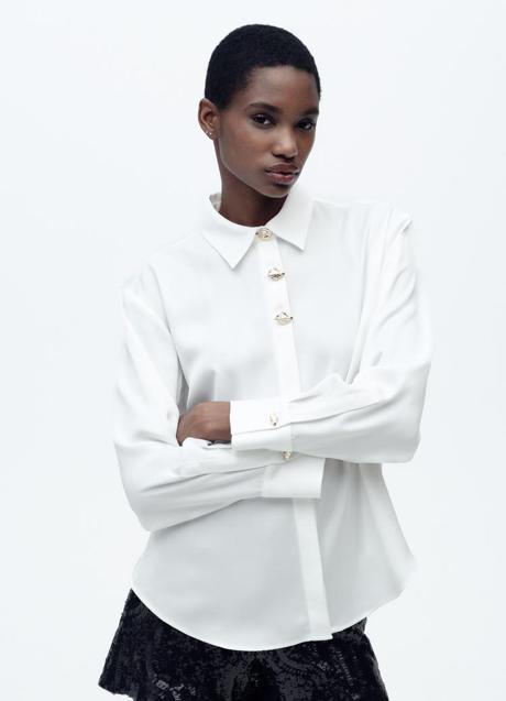 Imagen - Camisa blanca de Zara (25,95 euros)