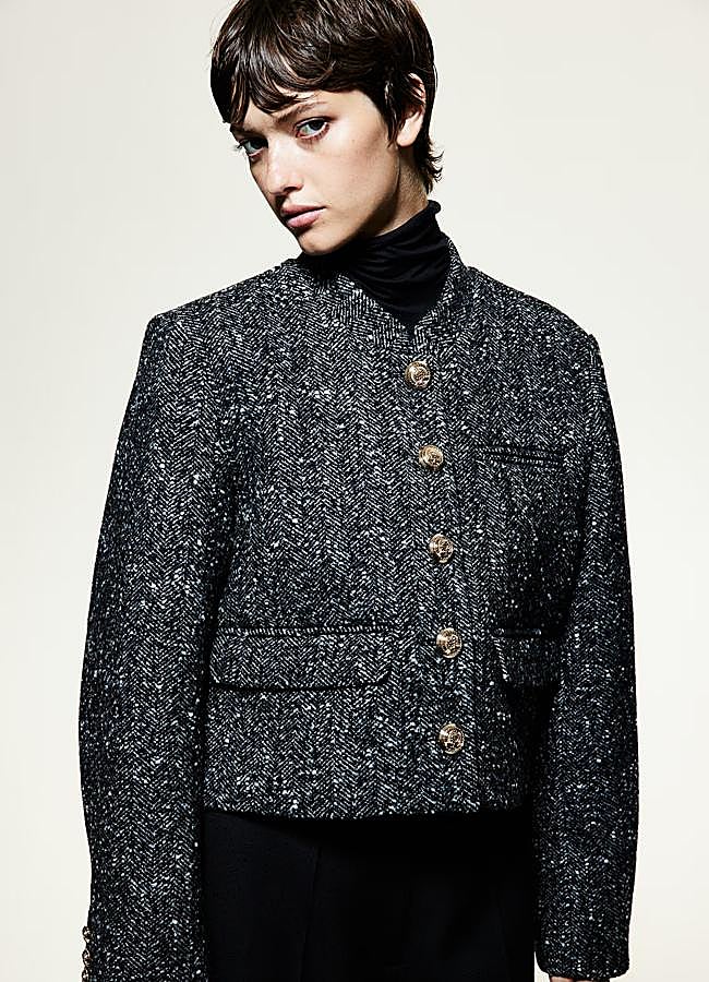 Imagen - Chaqueta efecto tweed de H&M.
