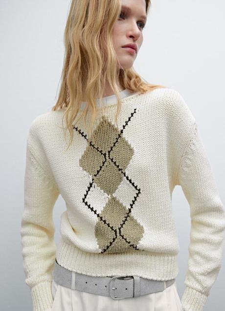 Imagen - Jersey de rombos de Massimo Dutti (69,95 euros)