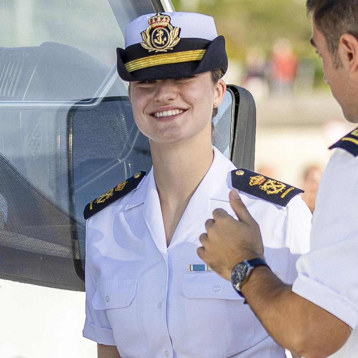 La princesa Leonor en Tenerife.