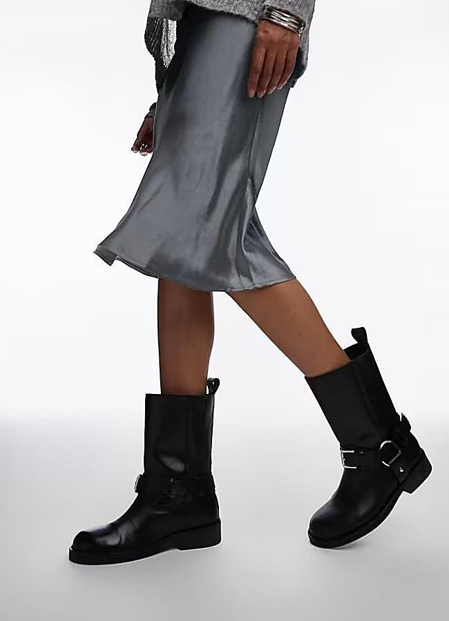 Imagen - Botas moteras planas clásicas