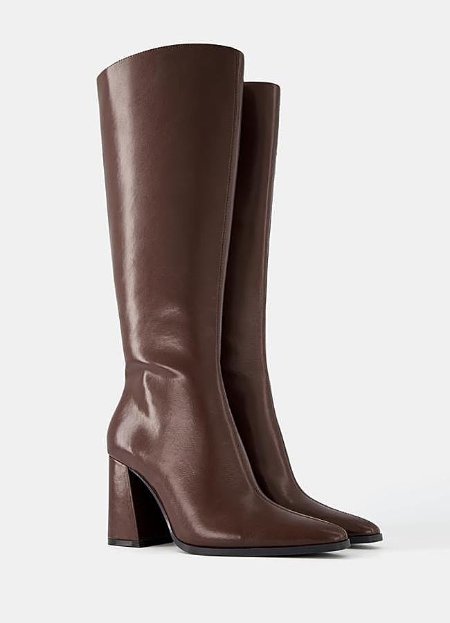 Imagen - Botas tacón ancho de Bershka (49,99€)