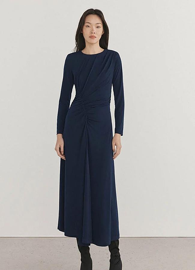 Imagen - Vestido midi con frunce de Pedro del Hierro (59€)