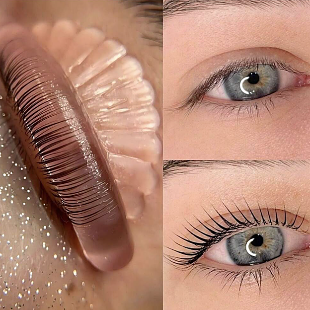 Silicona para rizar pestañas en casa de Shein.