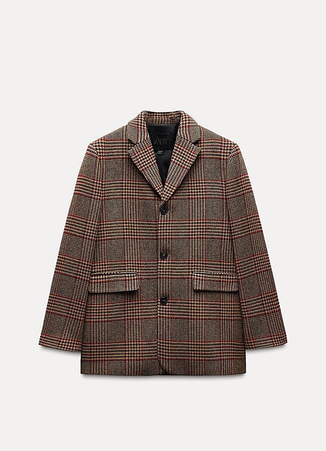 Imagen - Americana de cuadros de Zara (89,99 euros)