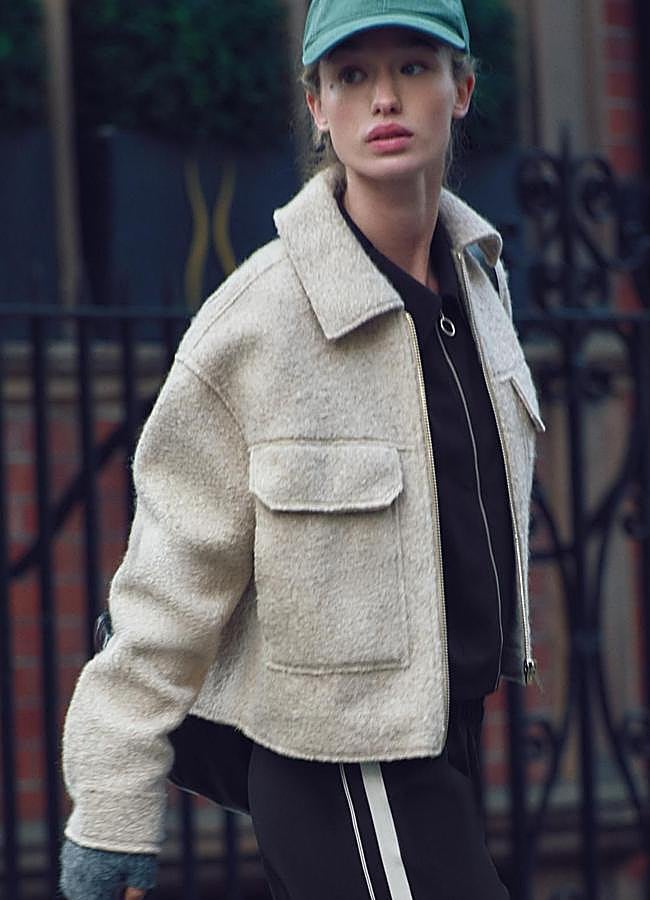 Imagen - Chaqueta bouclé beige claro