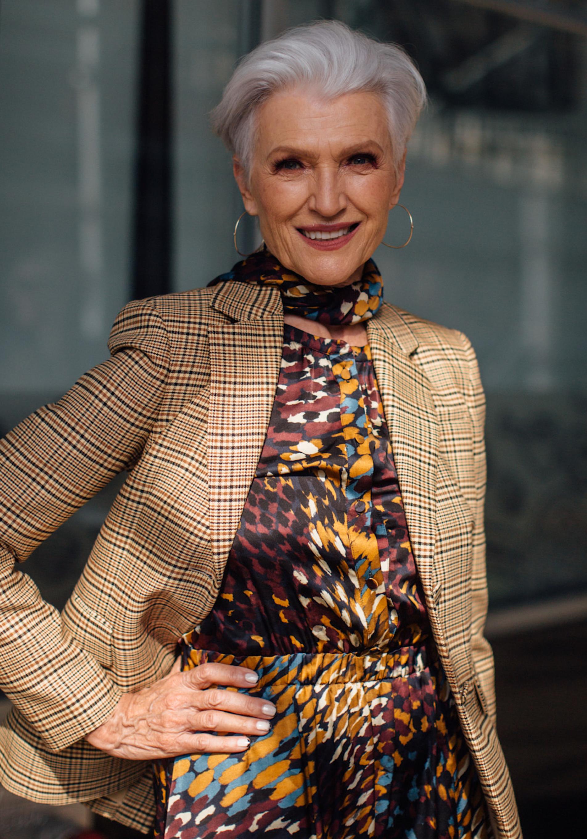 Mujer con piel madura