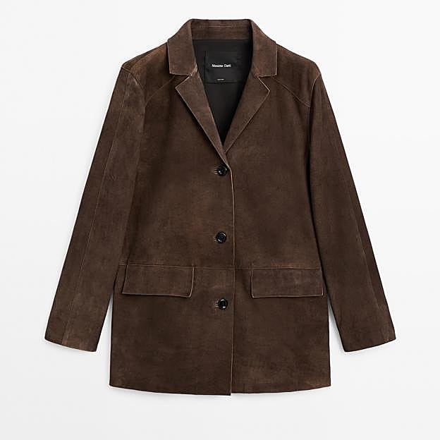 Americana bolsillo piel ante (299€)