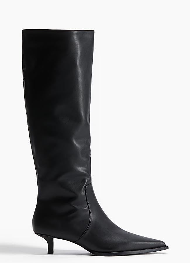 Imagen - Botas de caña media con tacón bajo de H&M, 74,99 euros.