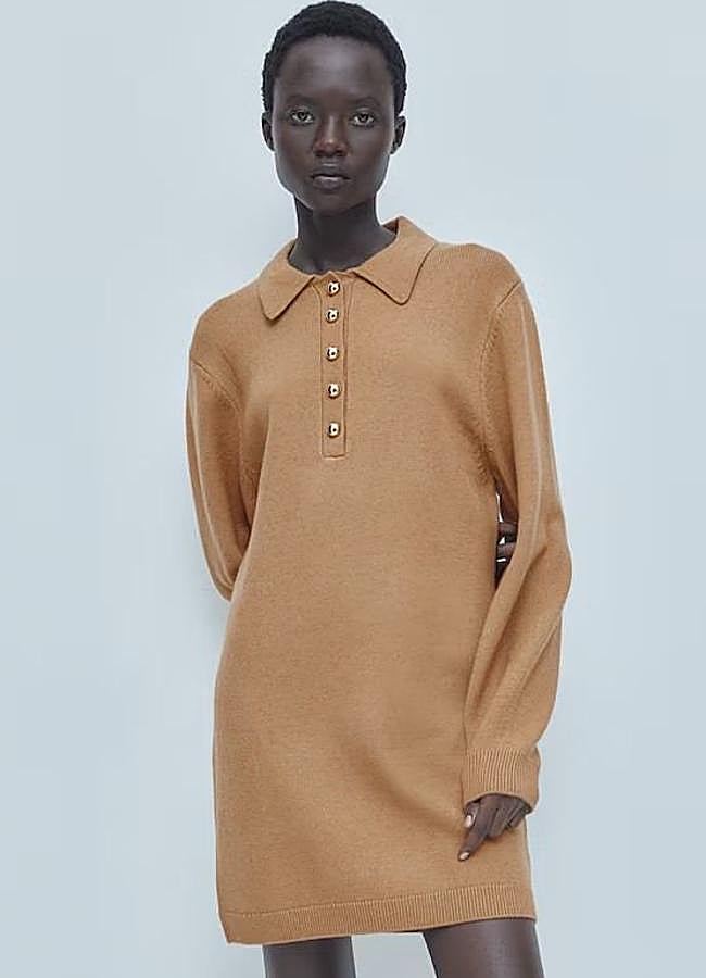 Imagen - Vestido de punto estilo polo