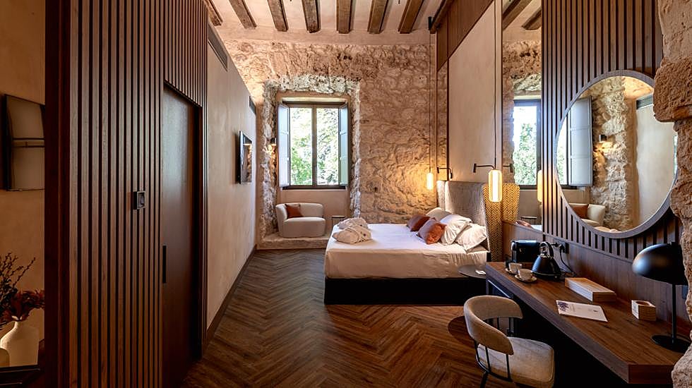 La antigua Fábrica de Paños de Brihuega es ahora un hotel de lujo de la firma Castilla Termal.