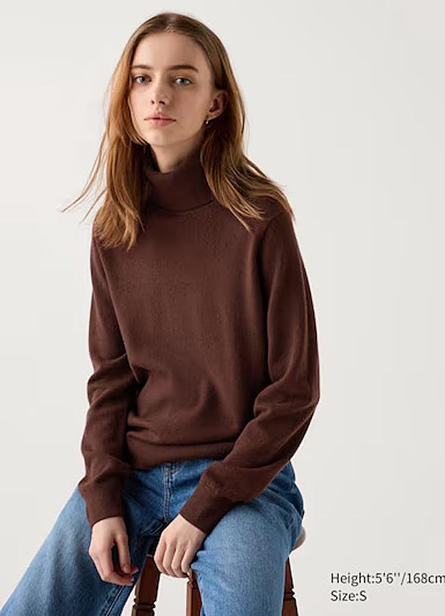 Imagen - Jersey con tejido de cashmere de Uniqlo.