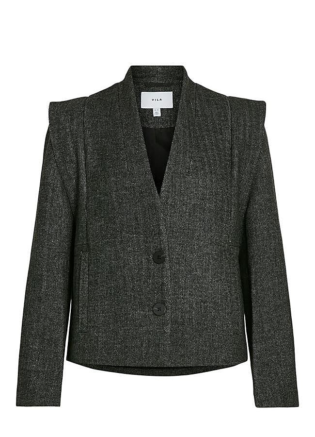 Imagen - Chaqueta con hombreras jaretas de Vila (33,99€ en Cortefiel)