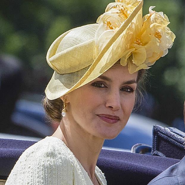 Letizia en su visita a Londres en 2019