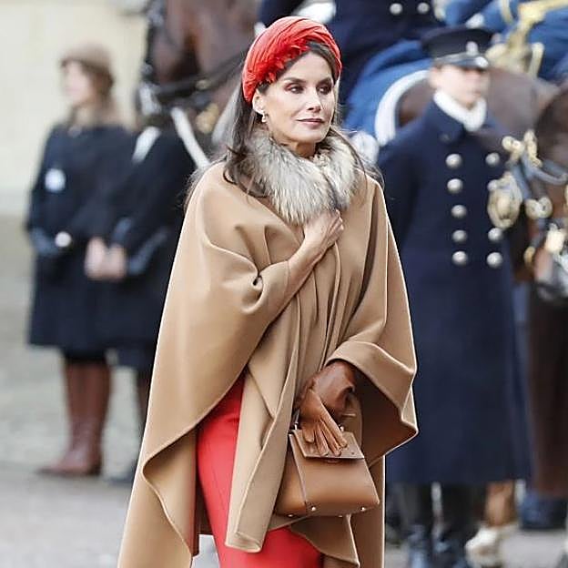 Letizia en su visita a Suecia