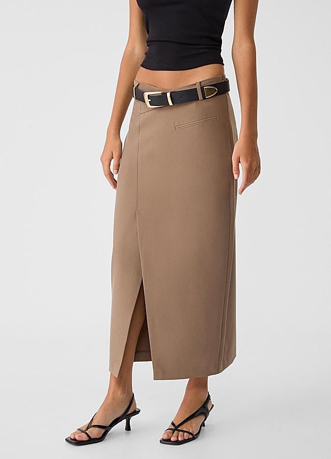 Imagen - Falda midi de vestir cruzada