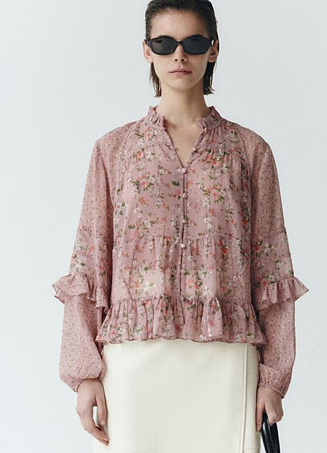 Imagen - Camisa romántica con estampado floral