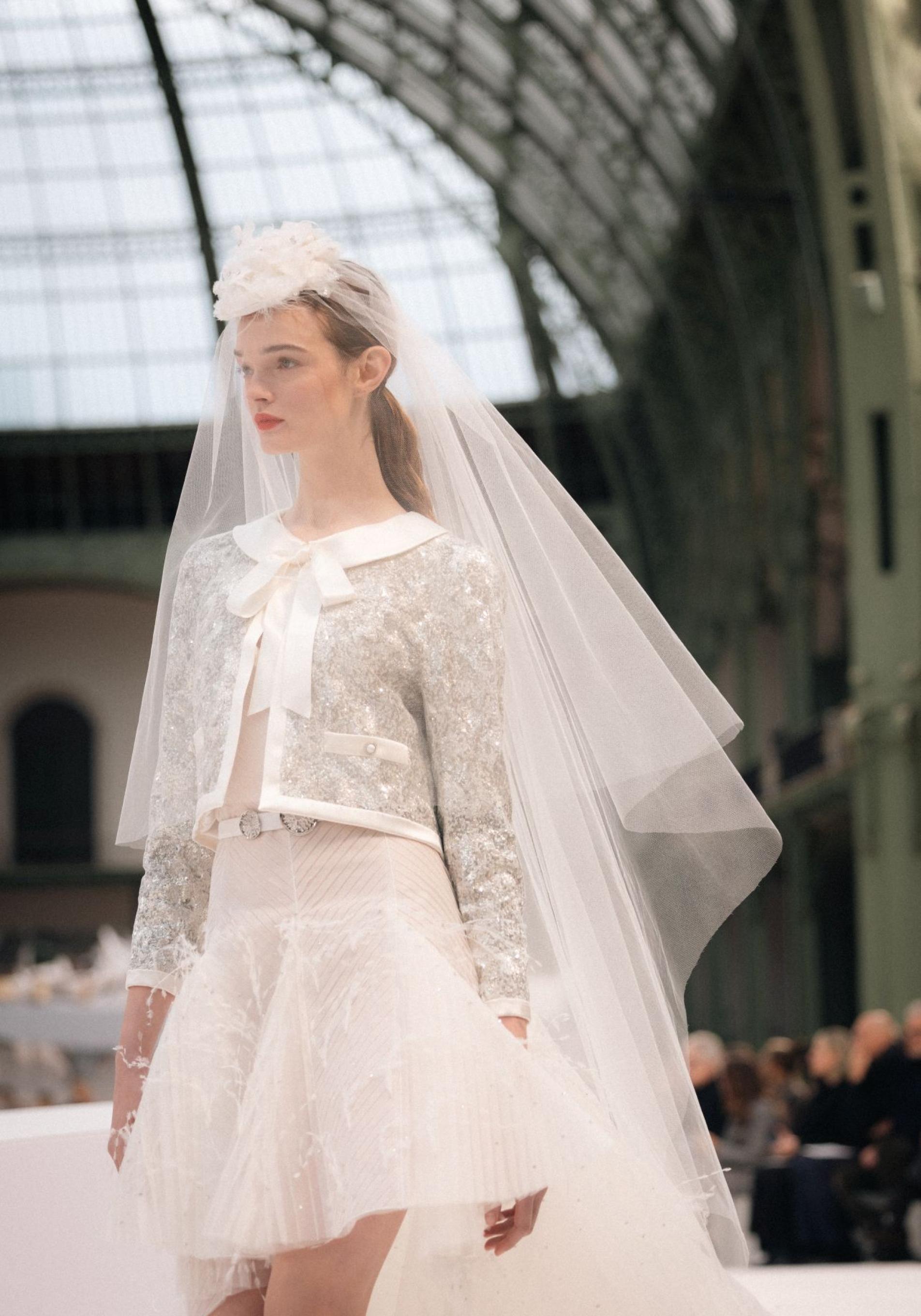 Desfile Alta Costura SS25 de Chanel.