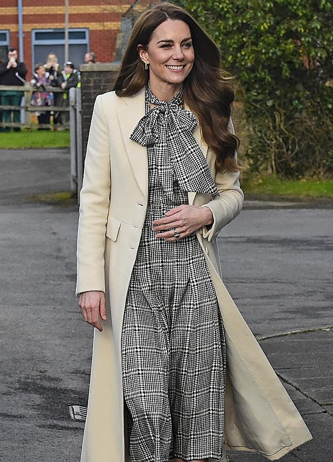 Imagen - Kate Middleton con un vestido de Zara (GETTY IMAGES)