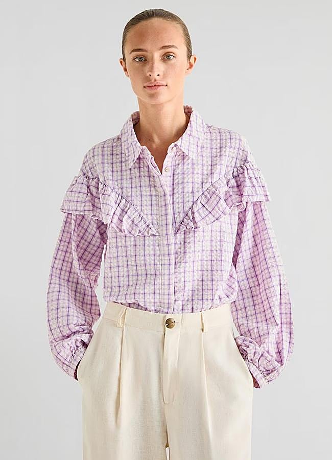 Imagen - Camisa de cuadros rosas de Scalpers, 39,90 euros.