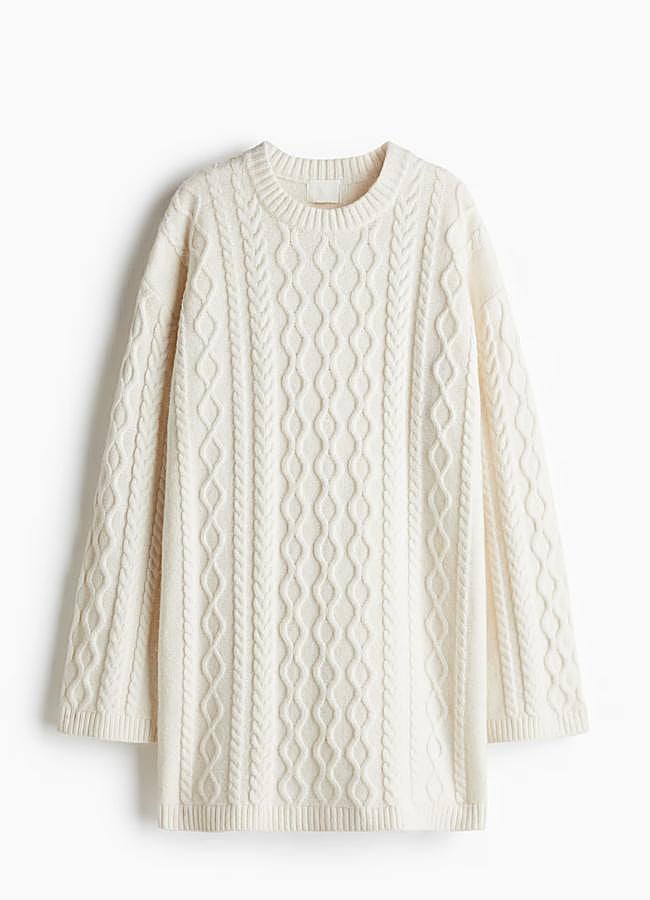 Imagen - Vestido de punto trenzado de H&M (17,99 euros).