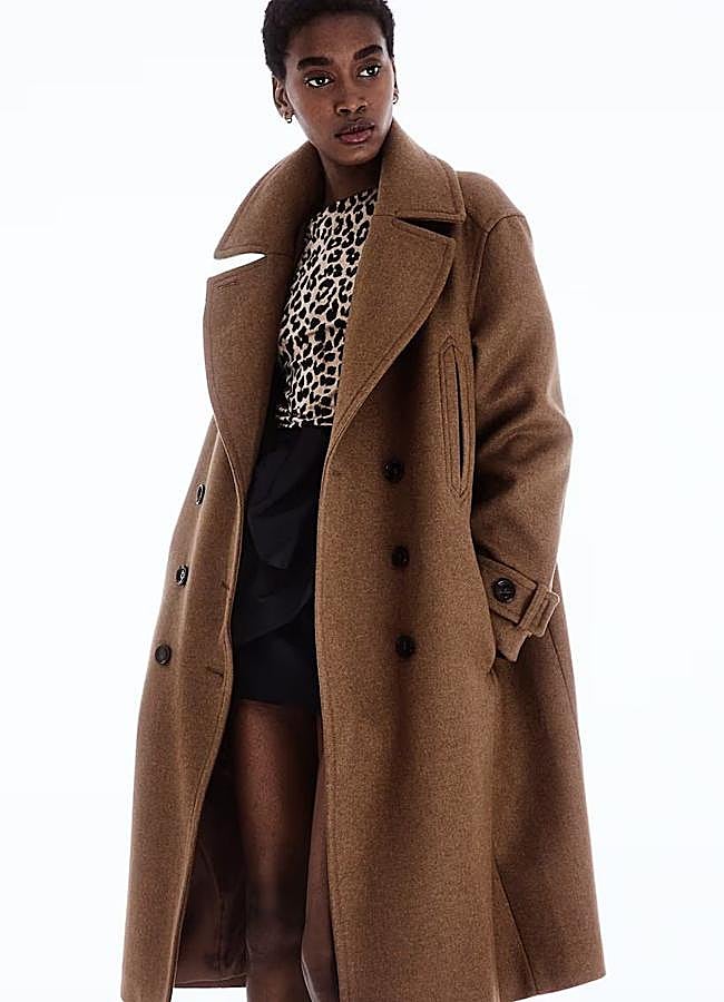 Imagen - Abrigo mocha mousse cruzado