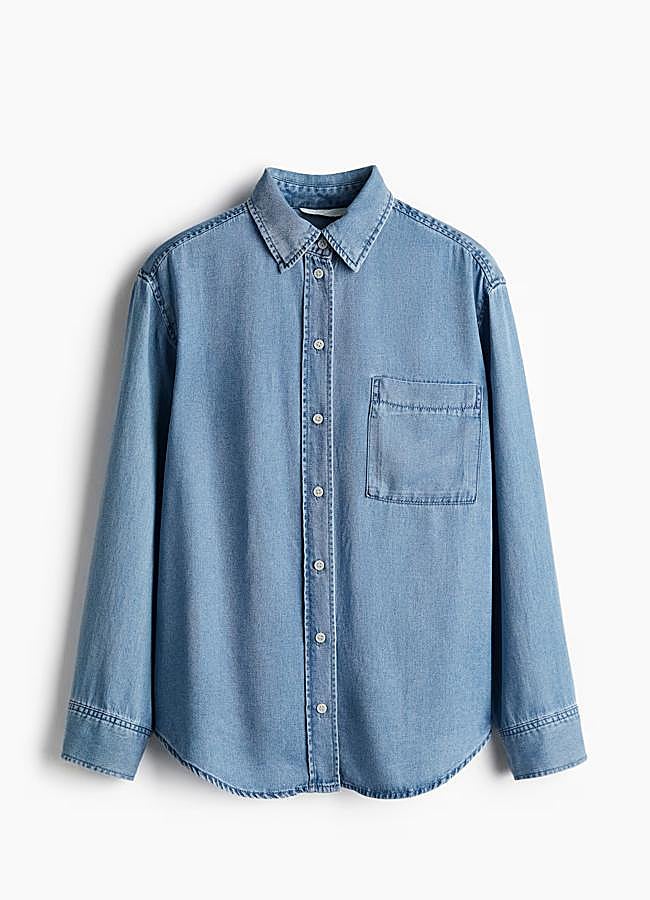 Imagen - Camisa vaquera con bolsillo de H&M.