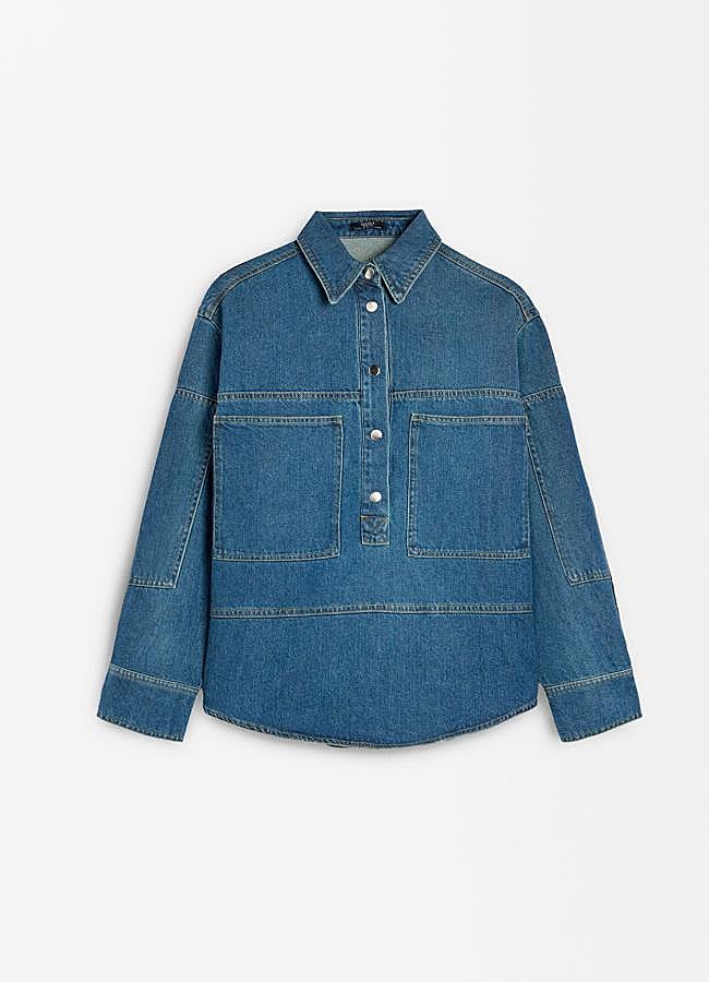 Imagen - Camisa vaquera con bolsillos XL de Parfois.