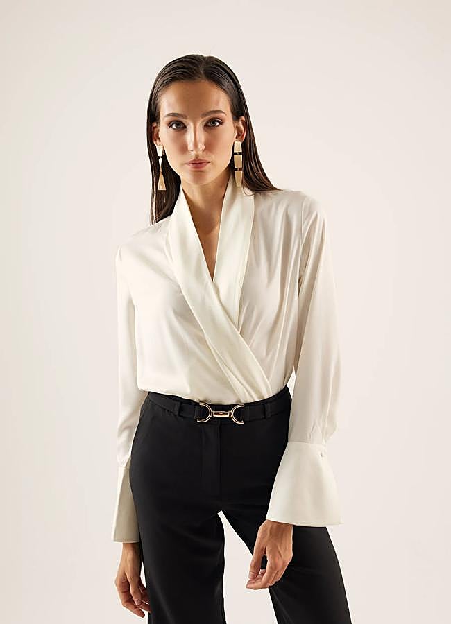 Imagen - Blusa blanca cruzada