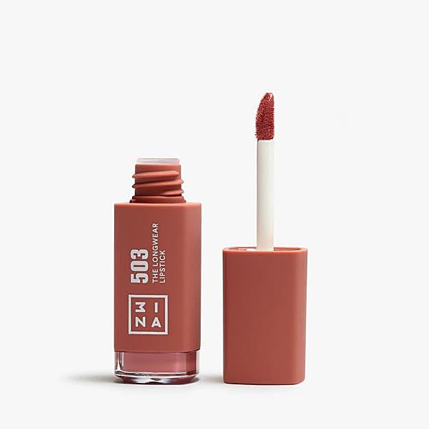 Labial líquido mate de larga duración 503 de 3INA (16,95 euros).
