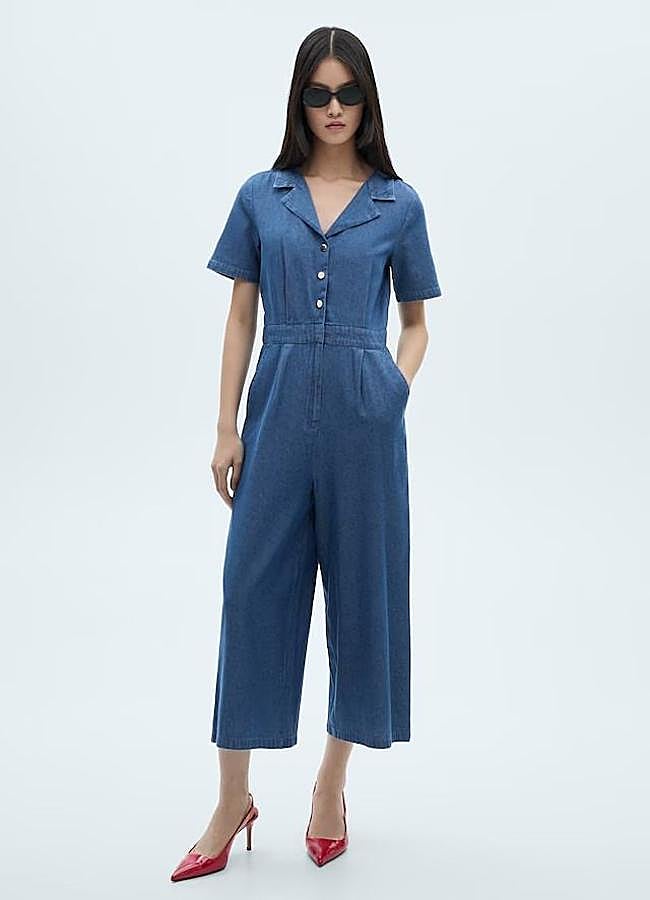 Imagen - Mono vaquero culotte de manga corta