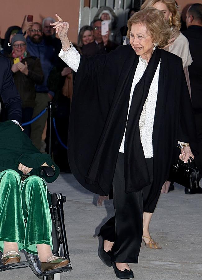 Imagen - Doña Sofía en la boda de Nicolás de Grecia y Chrysi Vardinogianni (GTRES)