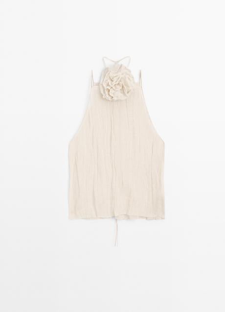 Imagen - Top con escote halter de Massimo Dutti (59,95 euros)