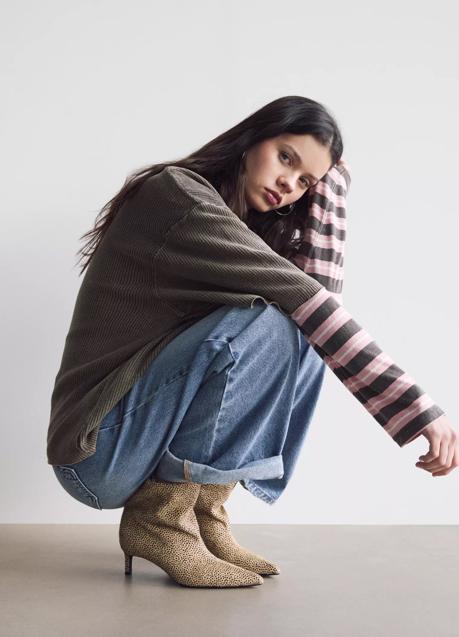 Imagen - Botines con estampado animal de Pull & Bear (69,99 euros)