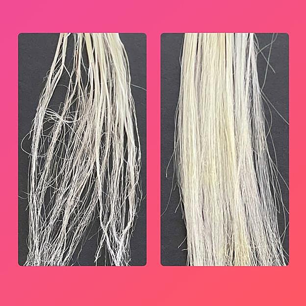 El antes y el después tras usar la mascarilla de K18.