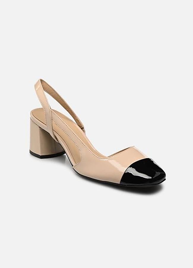 Imagen - Zapatos de tacón cómodo con punta a contraste