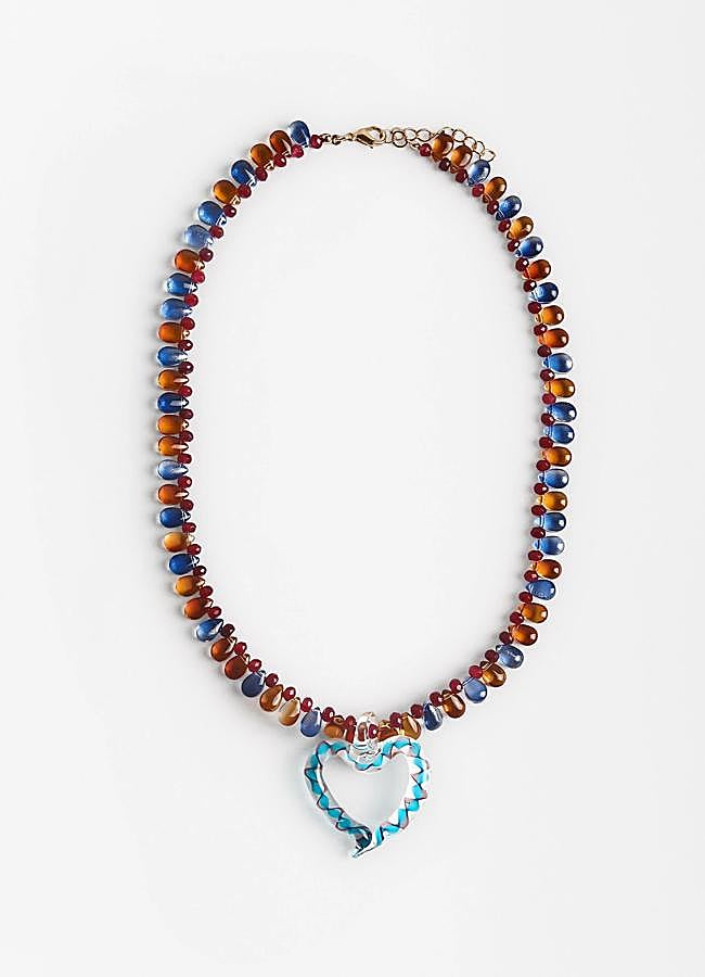 Imagen - Collar de cuentas con detalle en forma de corazón de Parfois.