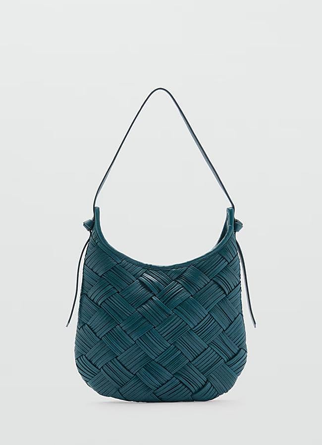 Imagen - Bolso de piel trenzado de Mango.