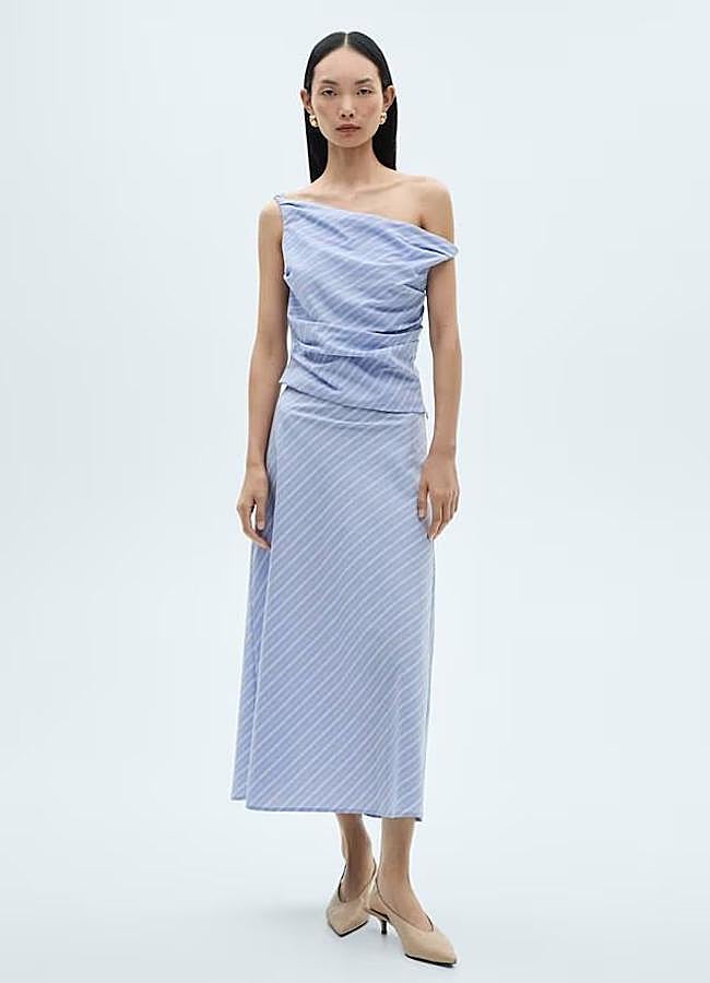 Imagen - Falda con estampado de rayas