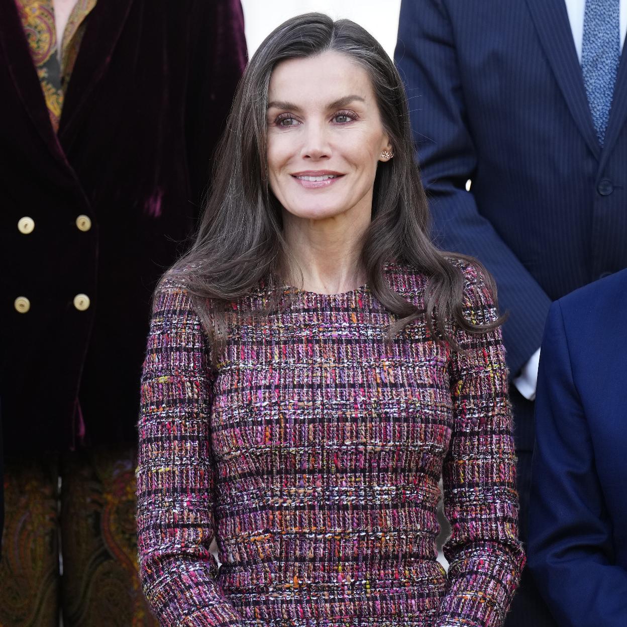 La reina Letizia recibe en audiencia en la Zarzuela