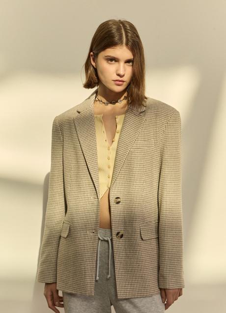 Imagen - Americana de cuadros de Stradivarius (39,99 euros)