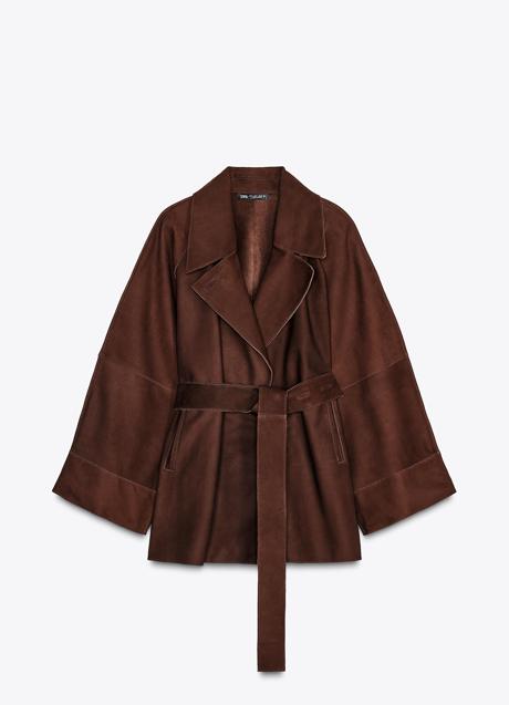 Imagen - Trench de ante de Zara (249 euros)