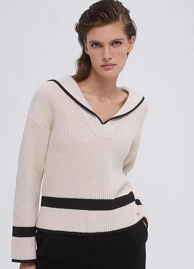 Imagen - Jersey blanco de Pedro del Hierro, 29 euros.